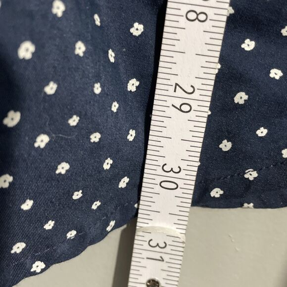 Dockers Men’s Classic Fit Long Sleeve Button Down Shirt XL Blue Floral Print - Picture 8 of 16